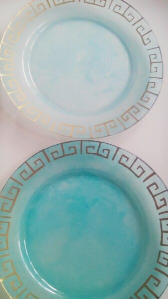 platos de vidrio marino son aptos para la comida y el lavavajillas
