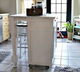 how we added legs to our kitchen island, diy, kitchen design, kitchen island, painted furniture