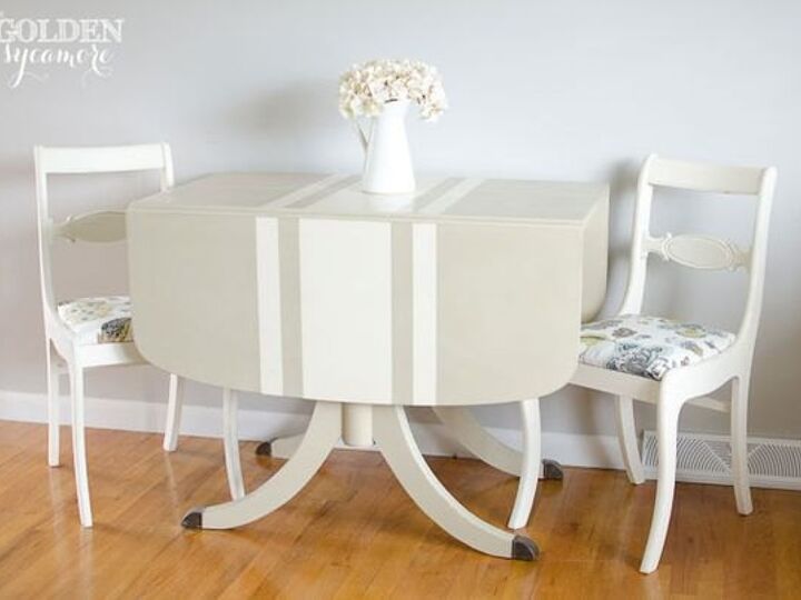 q can anyone tell me how to paint french grain sack stripes on a table, painted furniture, painting wood furniture