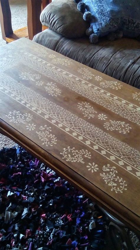 faux inlay coffee table
