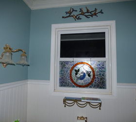 q window treatment affordable ideas, window treatments, windows, AFTER in night time Went with window film after all The pattern is subtle and you pick up different looks depending on time of day and light source