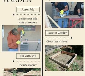 diy raised bed garden with reclaimed wood, gardening, raised garden beds, woodworking projects