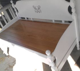 50's Headboard Converted Into a Bench