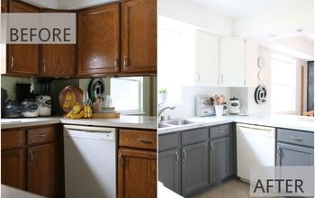 Fixer Upper Inspired Kitchen Redo Using Mostly Paint!