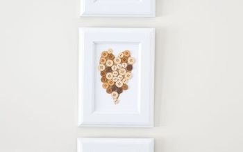 Home Decor With Kids: Button Hearts