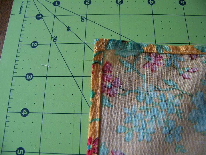 cloth napkins tutorial, crafts, how to, reupholster