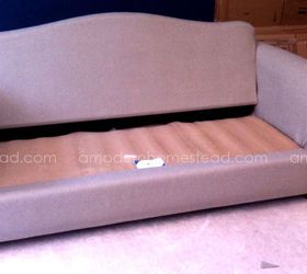 100 couch makeover custom decor on a dime, diy, painted furniture, reupholster