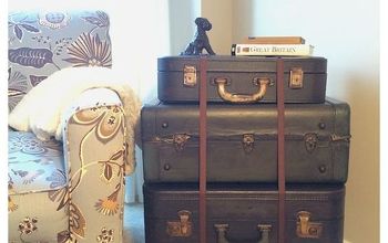 Vintage Suitcase Side Table