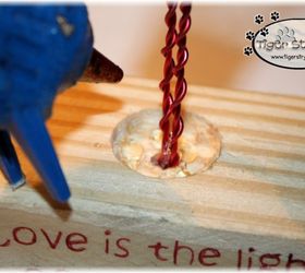 how to make a valentine love light, how to, seasonal holiday decor, valentines day ideas