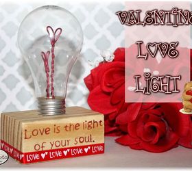 how to make a valentine love light, how to, seasonal holiday decor, valentines day ideas