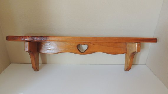 outdated heart shelf see what i did with mine, repurposing upcycling, shelving ideas, wall decor