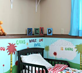 dr seuss children s bedroom kidspace, bedroom ideas, diy, home decor, painted furniture, painting