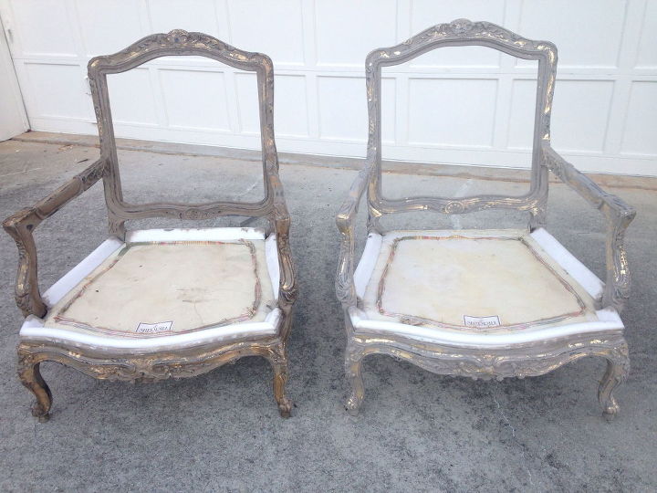re creating a european finish for these painted black bregere chairs, chalk paint, diy, painted furniture, reupholster