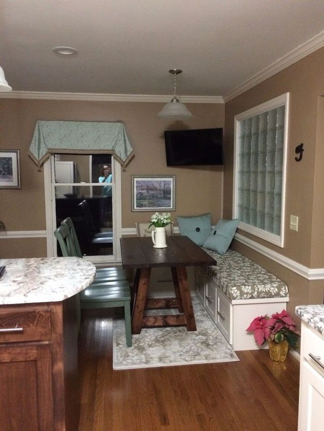 Banquette Bench Seating Before During And After Hometalk