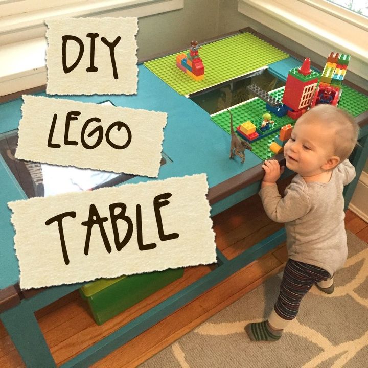 diy lego table, diy, entertainment rec rooms, repurposing upcycling