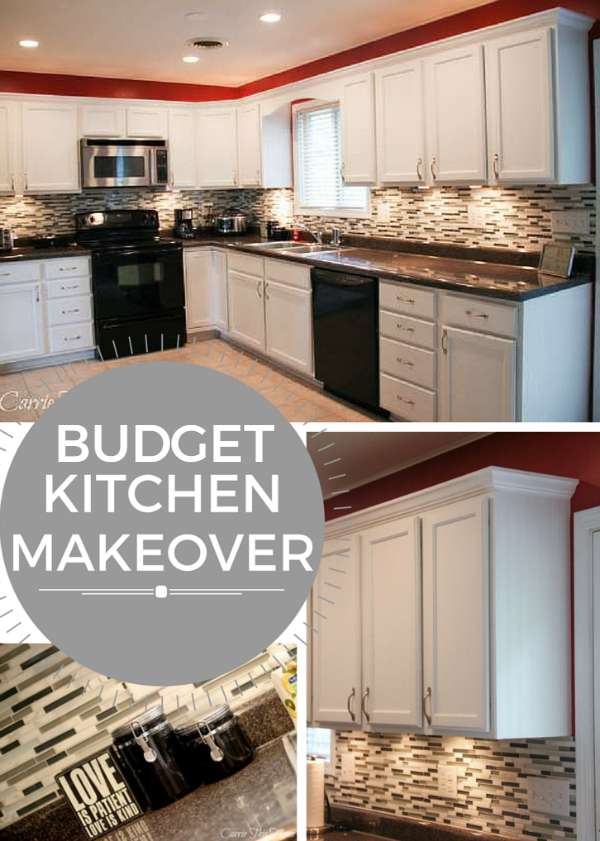 budget kitchen makeover, appliances, countertops, diy, flooring, kitchen backsplash, kitchen design, painting