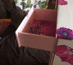 how to repurpose old desk and chair for a special girl, chalk paint, decoupage, painted furniture