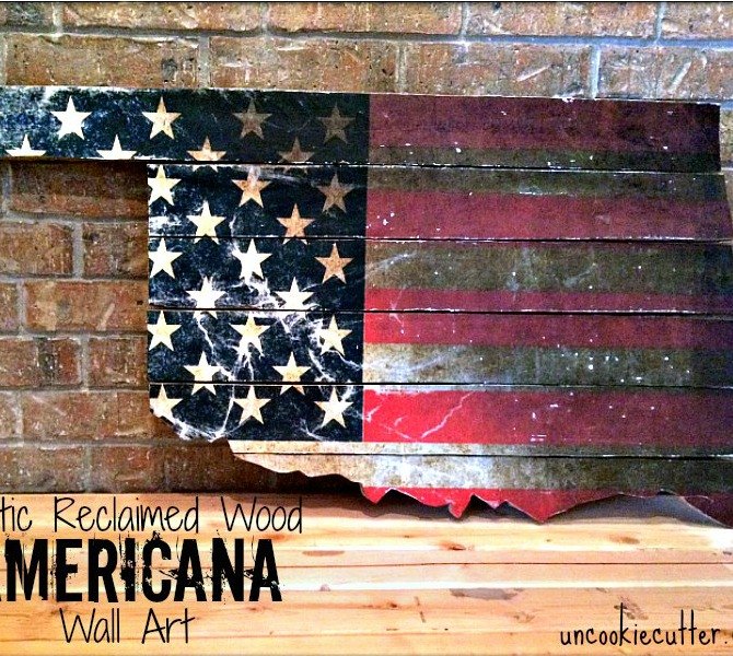 s 18 magical ways to update your plain jane stuff using graphics, home decor, repurposing upcycling, Turn plain wooden planks into patriotic art