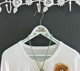 dress up your wooden hangers, bedroom ideas, crafts, organizing
