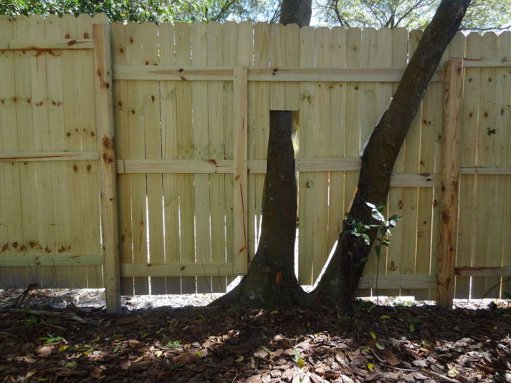 melhoria da cerca de madeira