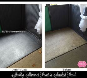 Diy Stained Concrete Using Shabby Paints Hometalk
