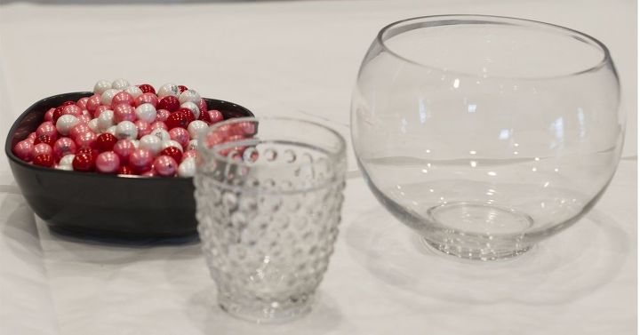 diy bubblegum bowl valentine centerpiece, flowers, seasonal holiday decor, valentines day ideas