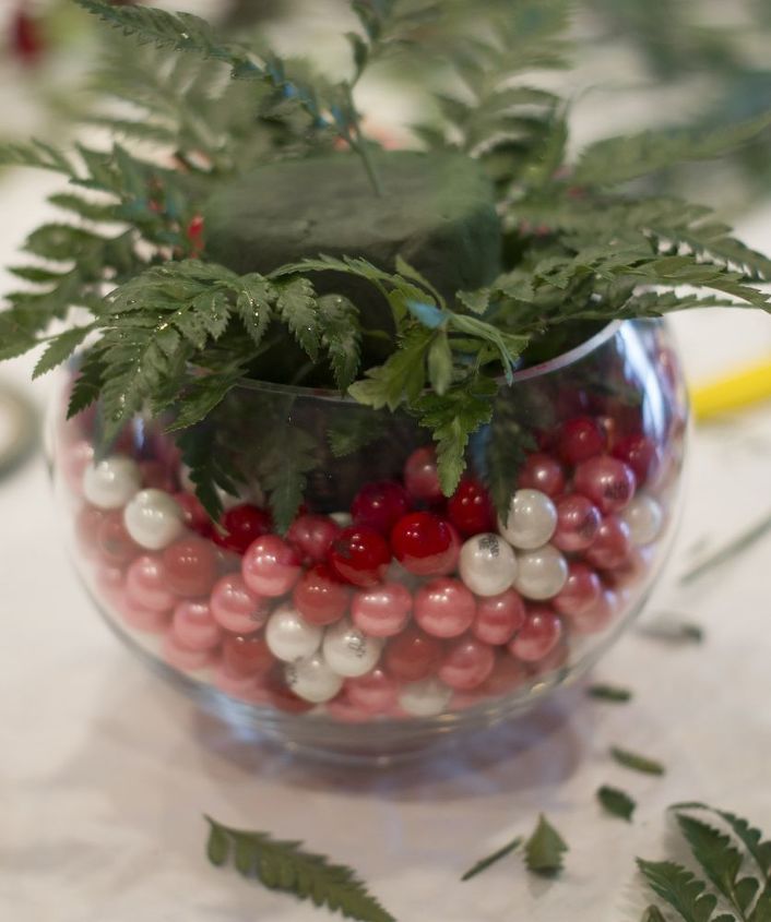 diy bubblegum bowl valentine centerpiece, flowers, seasonal holiday decor, valentines day ideas