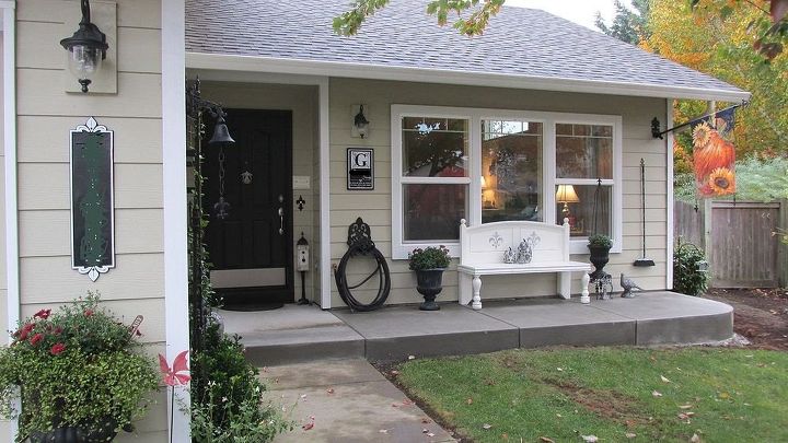 diy front porch addition, curb appeal, home improvement, patio, porches
