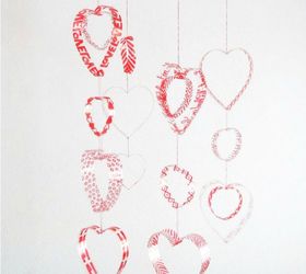 s 21 romantic heart decorations you might want to leave up all year, valentines day ideas, wall decor, Cut plastic bottles into a mobile