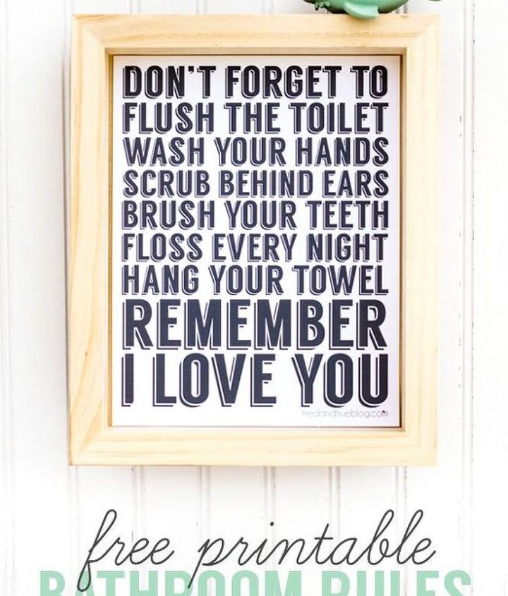 Remember I Love You Bathroom Free Art Hometalk Remember I Love You Bathroom Free Art Ideas Crafts Wall Decor