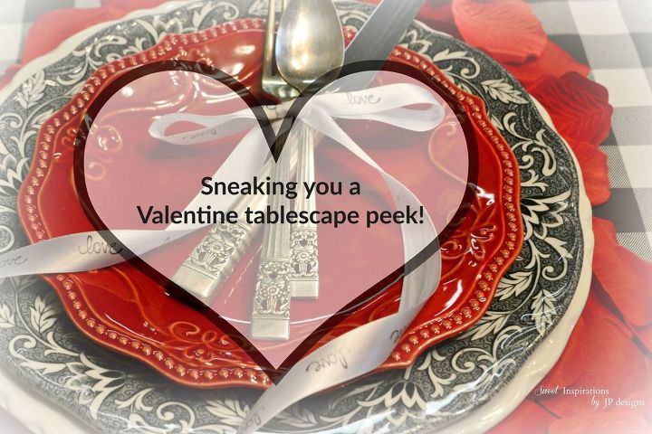 a valentine s day tablescape romantic heart centerpiece of red roses, seasonal holiday decor, valentines day ideas