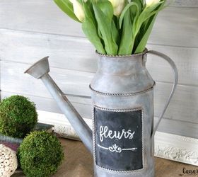 how to create a faux galvanized metal finish, container gardening, crafts, gardening