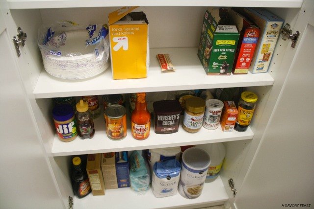 ikea billy bookcase pantry hack