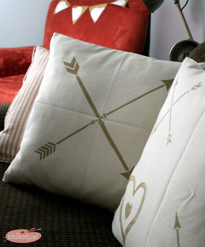 super easy neutral diy valentine day pillow covers valentinesday, crafts, seasonal holiday decor, valentines day ideas