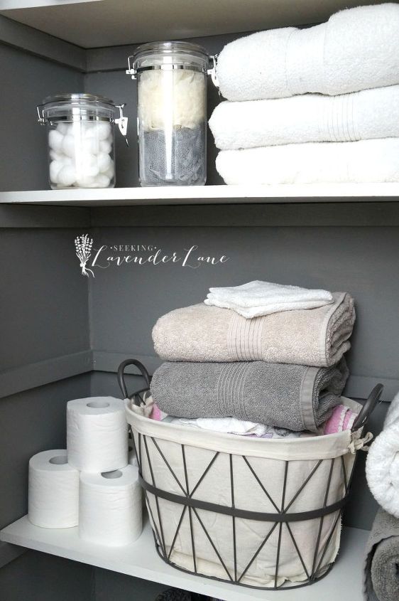 pretty linen closet organization, closet, organizing, storage ideas