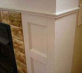 fireplace makeover wood to gas, fireplaces mantels, home improvement, A perfect match