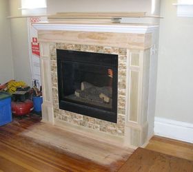 Fireplace Makeover - Wood to Gas