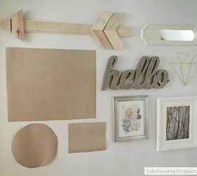 the makings of a gallery wall, how to, wall decor