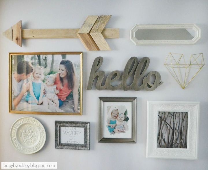 the makings of a gallery wall, how to, wall decor