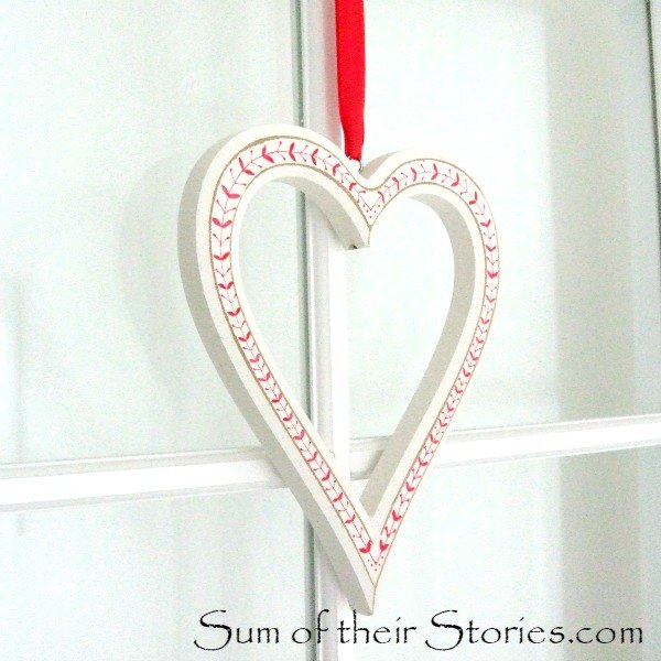 red and white heart decoration, crafts, seasonal holiday decor, valentines day ideas
