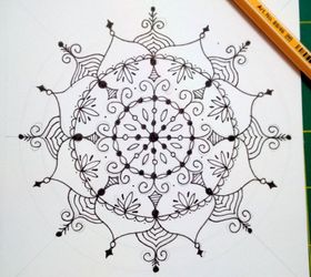drawing mandalas step by step, crafts