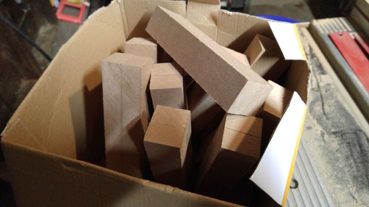 dress up corners with handmade plinth blocks