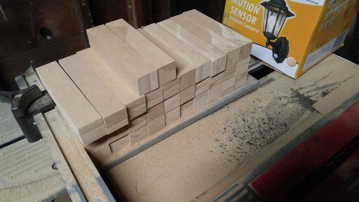 dress up corners with handmade plinth blocks