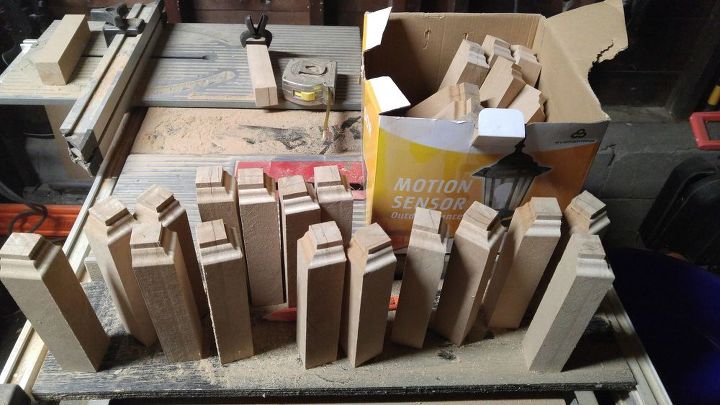 dress up corners with handmade plinth blocks