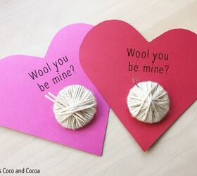 wool you be mine, seasonal holiday decor, valentines day ideas