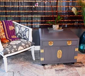 henredon cabinet gets a facelift, painted furniture