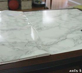diy faux marble coffee table makeover tutorial, painted furniture