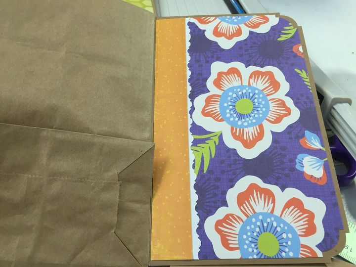 a look at my first paper bag journal, crafts, how to