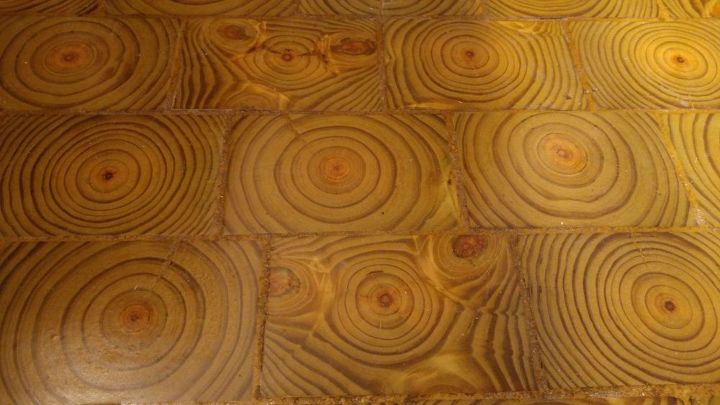 Cobble Block Wood Tile Flooring, Problem With End Grain Hardwood Flooring
