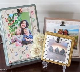 Easy DIY Wood Plaque Picture Frames
